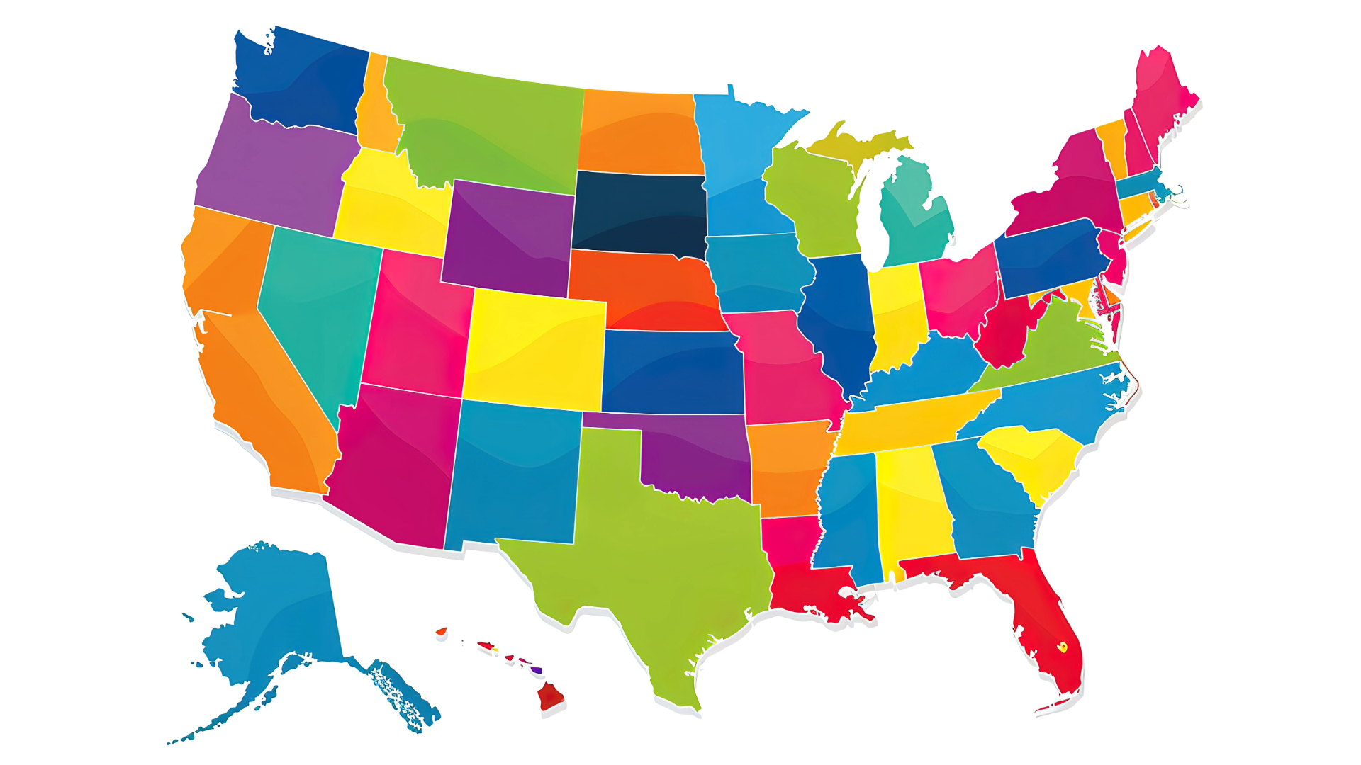 Map of the United States for list of places where sociology degrees are offered.